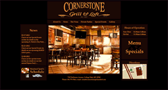 Desktop Screenshot of cornerstonegrillandloft.com